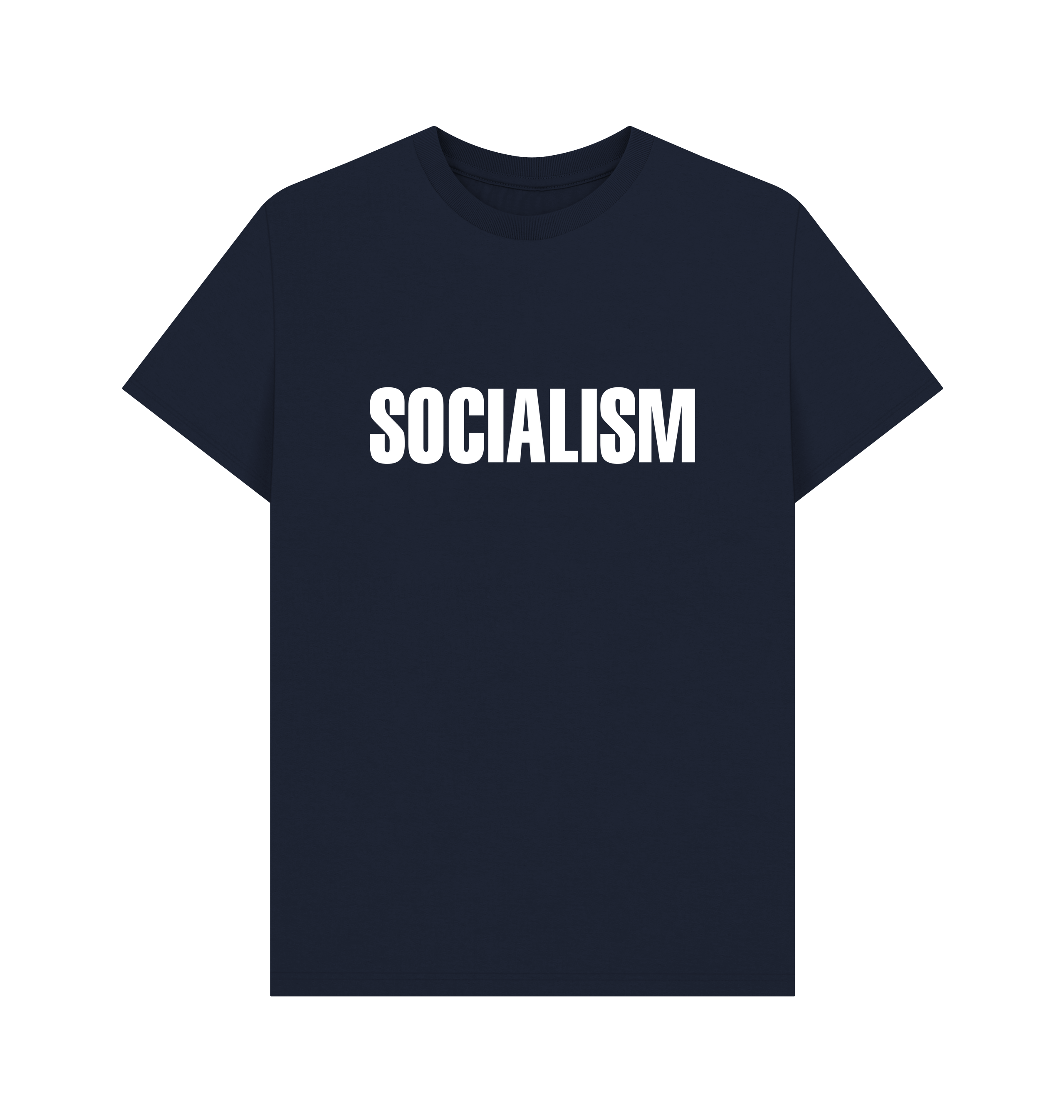 Navy Blue Printed T-shirt Front