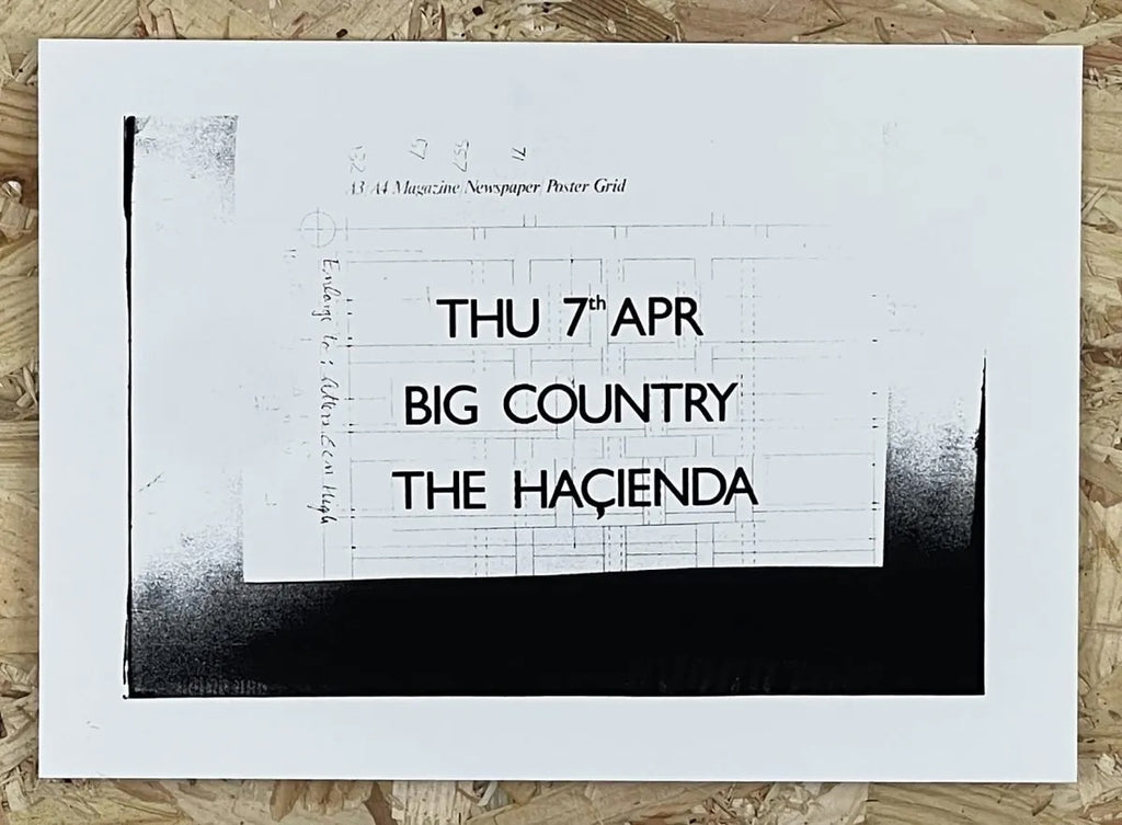 Matthew Rich: Haçienda Letraset Artwork Prints