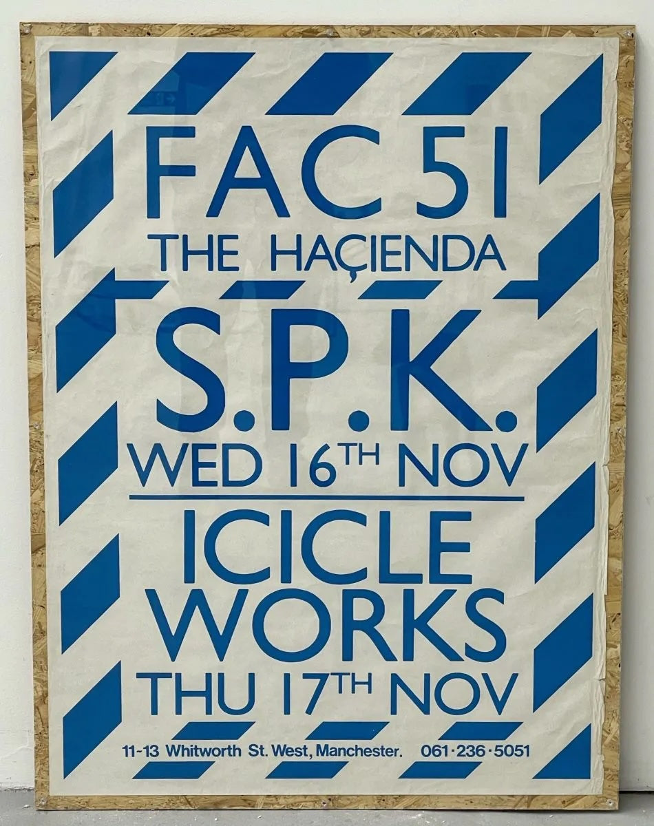 Matthew Rich: SPK and The Icicle Works at The Haçienda: Screenprint
